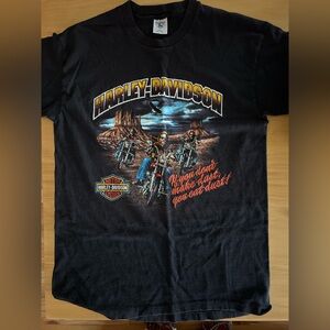 Harley-Davidson Black Graphic vintage T-Shirt for Men- large